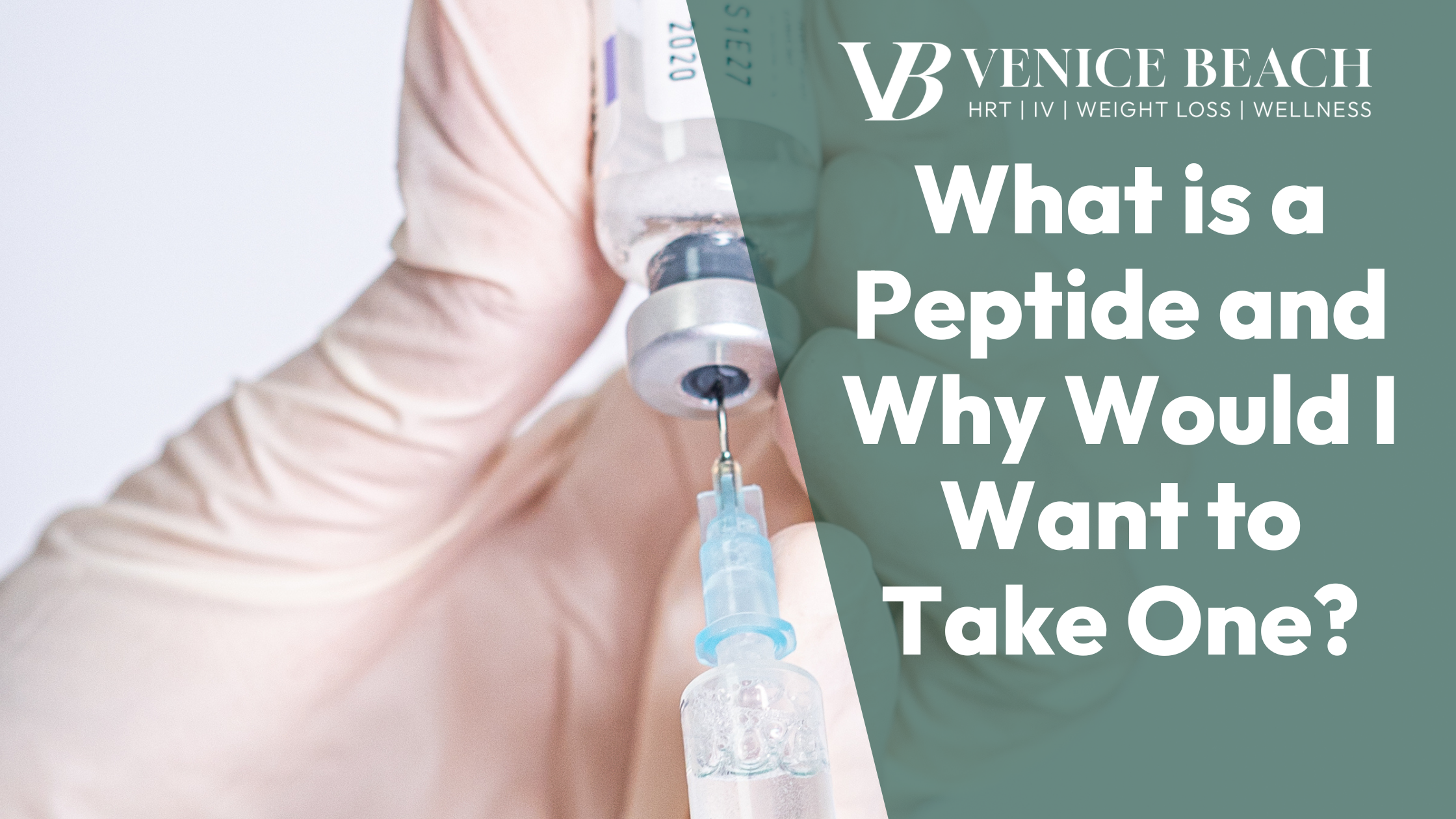 Venice Beach HRT– What is a Peptide and Why Would I Want to Take One